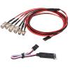 Replacement Part For 2 Set RC Car Part: 1 Set Heatsink Motor 540 550 With Fan Black & 1 Set 6 LED Light Kit With 3CH Lamp Control Panel - (Color:) view 2