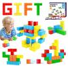 Hiwawind Magnetic Blocks 30pcs, Toddler Toys for Boys and Girls,Large 1.18 Inch Magnet Building Toys,Creative STEM Montessori Sensory Toys, Magnet Toys for Kids Age 3 4 5 6 7 8 Year Old view 1