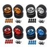 Replacement Part For 4Pcs 12mm Hub Wheel Rim Tires Tyre For RC Te Control Car - (Color: Silver) view 2