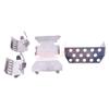 Replacement Part For Stainless Steel Front Bumper Lower + + Gearbox Mount Skid Plate Set For 1/10 RC Crawler SCX10 II 9004 view 2