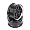 Replacement Part For 2PCS 5 Spoke Wheel Rim W/o Tire For Rc 1/10 On-Road Racing Crawler Redcat CNC Drifting - (Color: Titanium) view 2