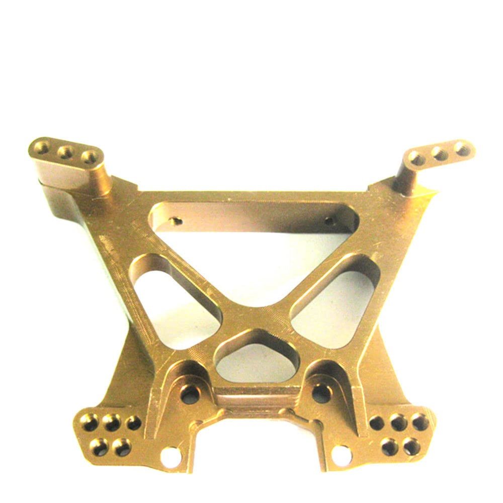 Replacement Part For CNC Alloy Rear Shock Tower Fit For 1/10 - (Color: Titanium)