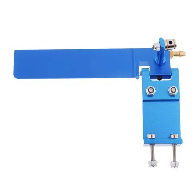 Replacement Part For 2x RC Boat Aluminium Alloy 95mm Metal Suction Water Rudder For Te Control RC Boats CNC Parts Blue