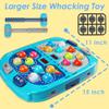 Whack Game Mole, Game 3+ Year Old, 3 Year Old Boy, 4 Year Old Toy, Gift for 3 Year Old, 11x15in Larger 2-Players Whack Toy with 5 Modes, 9 Speeds, 54 Levels, Light&Sounds, Birthday Gift for Todders view 4
