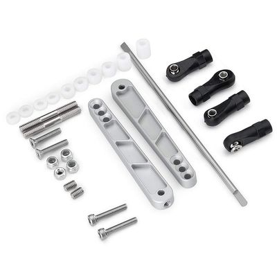 Replacement Part For Metal Sway Bar Stabilizer Mount Anti-inclined Rod For 1/10 Wraith RR10 Series 90048 90053 90025 90026 90050 RC Car - (Color: Silver)