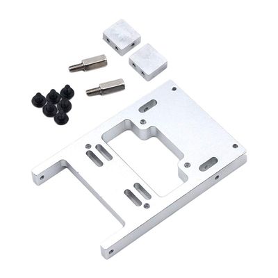 Replacement Part For WPL B1 B14 C24 C14 4WD 6WD RC Car Fixed Mounting Bracket Servo Steering - (Color: Silver)