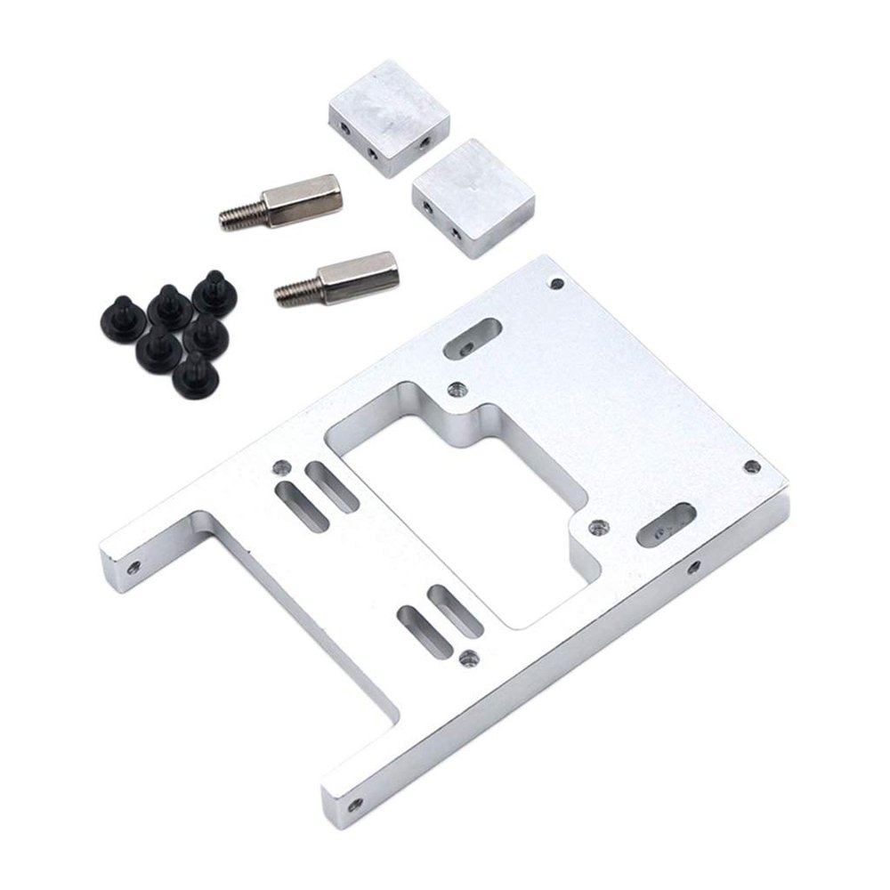 Replacement Part For WPL B1 B14 C24 C14 4WD 6WD RC Car Fixed Mounting Bracket Servo Steering - (Color: Silver)