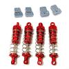 Replacement Part For 4Pcs Metal Shock Absorber With Extension Seat For WPL C14 C24 MN D90 HS 18301 A959 K929 Rc Car Upgrades,Red - (Color: Red) view 1