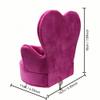 CONCISE Adult Dollhouse Furniture 1/6 1/12 Scale Miniature Velvet Sofa Hidden Jewelry Box for Women 14+ Collectors Ring Earring Necklace Bracelet Trinket Keepsake Storage Diorama Model Kit Display view 3
