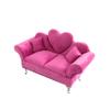 CONCISE Adult Dollhouse Furniture 1/6 1/12 Scale Miniature Velvet Sofa Hidden Jewelry Box for Women 14+ Collectors Ring Earring Necklace Bracelet Trinket Keepsake Storage Diorama Model Kit Display view 2