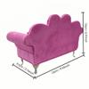 CONCISE Adult Dollhouse Furniture 1/6 1/12 Scale Miniature Velvet Sofa Hidden Jewelry Box for Women 14+ Collectors Ring Earring Necklace Bracelet Trinket Keepsake Storage Diorama Model Kit Display view 3
