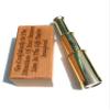 Brass Telescope Pirate Spyglass with Personalized Wooden Box 6 Inch Handheld Nautical Sailor Gift (Go Confidently Quote) view 1