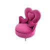 CONCISE Adult Dollhouse Furniture 1/6 1/12 Scale Miniature Velvet Sofa Hidden Jewelry Box for Women 14+ Collectors Ring Earring Necklace Bracelet Trinket Keepsake Storage Diorama Model Kit Display view 2