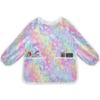 Bolaz Painting Smocks for Kids 2-4 Art Smocks Eating with Pockets Rainbow Stars Waterproof Long Sleeve Toddler Infant Children Apron view 1