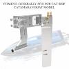 Astibym RC Boat Rudder Kit , Intated Flexible Shaft RC Boat Water Rudder Sturdy for RC Boat view 3