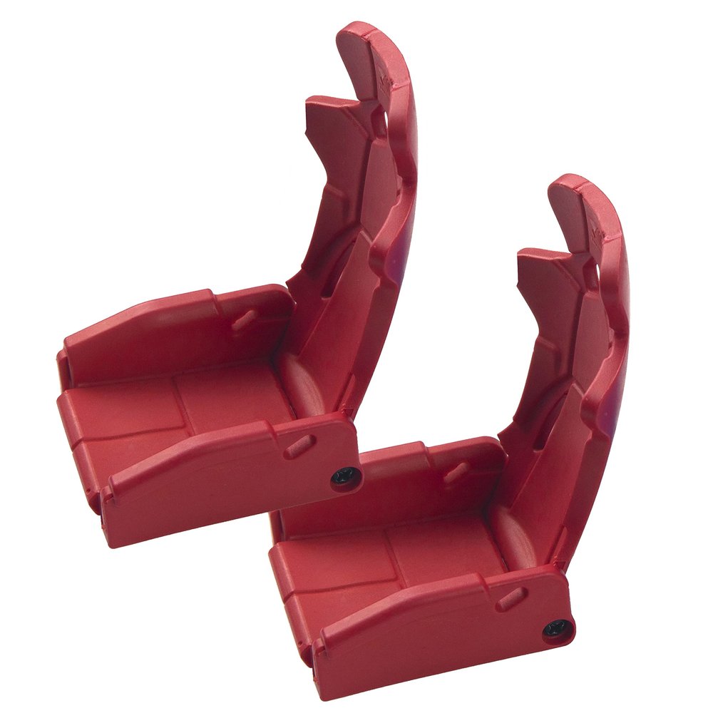 2Pcs Vgoohobby Plastic RC Toy Car Seat Simulation RC Crawler Chair Accessories Compatible with Traxxas TRX-4 Axial SCX10 90046 Tamiya CC01 1/10 RC Crawler (Red)