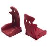 2Pcs Vgoohobby Plastic RC Toy Car Seat Simulation RC Crawler Chair Accessories Compatible with Traxxas TRX-4 Axial SCX10 90046 Tamiya CC01 1/10 RC Crawler (Red) view 4