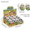 LEBOCADO Mini Building Block Sets,12 Pack Dinosaur Toys Building Blocks, 6 in 1 STEM Toys Eggs Building Sets, Party Favors for Kids Goodie Bags Prizes Birthday view 2