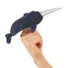 Folkmanis Mini Narwhal Finger Puppet, Blue view 1