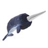 Folkmanis Mini Narwhal Finger Puppet, Blue view 2