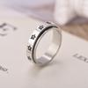 COLORFUL BLING Cute Turtle Spinner Ring Anxiety Relief Rings Stainless Steel Band Moon Star Anxiety Fidget Ring Anti Anxiety Stress Ring for Women Men Gifts-#8 Turtle view 3