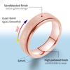 LAOYOU Rose Gold Anxiety Spinner Ring 6MM | Stainless Steel Spinning Rotating Fidget Ring for Women Her Daughter girlfriend, Stress Relief Band, Anti-Anxiety Jewelry Birthday Christmas Gift Size 5 view 3