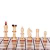 Beautiful Handcrafted Wooden Chess Set with Wooden Board and Handcrafted Chess Pieces - Gift idea Products (14" (36 cm) AMB) view 2