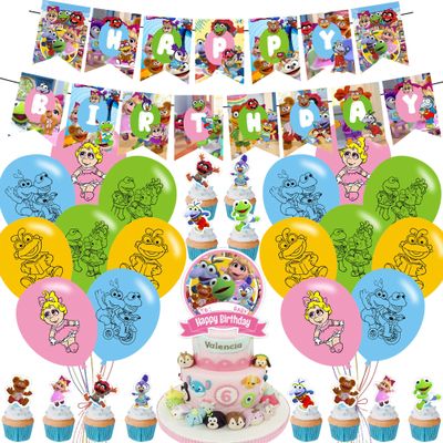 Party Favors for Muppet Party Supplies Junior Muppet Party Supplies Muppet Birthday Decorations Balloons Banners Cake Toppers Cupcake Toppers