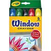 Crayola Washable Window Crayons, Assorted Colors, Box Of 5 view 1