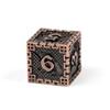 UDIXI 7-Die Metal Dice Set, Polyhedral DND Dice Set for Role Playing Game and Other Tabletop Game (Ancient Copper) view 2