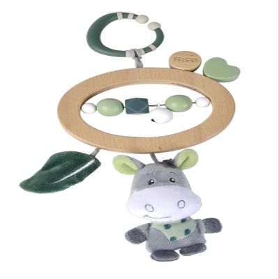 Simba, 100005880, Eichhorn Baby Hipp Toy, Swing Toy, with Rings and Rattles, Plush Donkey
