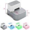 2 Step Stool for Kids (2 Packs),Toddler Stool for Bathroom Sink,Potty Training,Toilet Stool, Slip Resistant(Grey) view 3