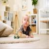 Eichhorn - Baby Hipp Collection - Sliding Donkey with Fabric, Silent Silicone Wheels, 12 cm Long, 100% FSC Certified Beech Wood, Suitable for Children from 1 Year view 2