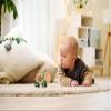 Eichhorn - Baby Hipp Collection - Sliding Donkey with Fabric, Silent Silicone Wheels, 12 cm Long, 100% FSC Certified Beech Wood, Suitable for Children from 1 Year view 3