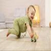 Eichhorn - Baby Hipp Collection - Sliding Donkey with Fabric, Silent Silicone Wheels, 12 cm Long, 100% FSC Certified Beech Wood, Suitable for Children from 1 Year view 4