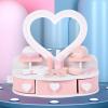 Yiju Wood Dressing Table Role Cosmetics Toy for Children Girl view 3