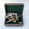 NAUTICAL COLLECTION "J. Scott London 1753 "Replica Nautical Brass Sextant Nautical Vintage Style with 2 telescopes and Wooden Gift Box. view 3