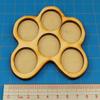 LITKO Horde Trays | 25mm Circle Bases | Movement Tray | Compatible with Warhammer, Age of Sigmar, Bolt Action (6-Figure Horde Tray) view 3