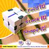Infinity Cube Fidget Cube Toy (1 Pack) Stress Anxiety Relief for Adults & Kids Hand-Held Magic Puzzle Flip Cube Fidget Finger Toys Cube ADD ADHD Boy Fidget Toy Party Favor Stocking Stuffers 4792-1 view 3