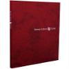 Teagi SB-23-04 Stamp Album, B Type, A5, Vertical Type, 8 Sheets, 5 Tier Pockets, Red view 1