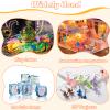 ZYFLSQ 120 Mini Plastic Babies, 12 Colors Tiny Figurines 1 Inch Mardi Gras King Cake Bulk, Fun for King Cake & Ice Cubes Baby Shower Game view 4