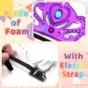 Benvo 12 Pieces Foam Tiaras and Crowns with Gem Diamond Stickers for DIY Your Own Princess Queen Tiaras Prince King Crowns Kids Birthday Party Hats(Hundreds of Self-stick Gems and 1 Adhesive Tape) view 4