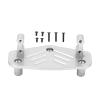 Alomejor Metal Steering Servo Mount Base, Aluminum Alloy Construction, Lightweight, Aluminum Alloy Steering Servo Bracket, Sturdy Construction, for RC Hobbyists and Mo view 2