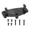 Alomejor Metal Steering Servo Mount Base Aluminum Alloy Steering Servo Mount Bracket Base for 1/8 LMT Truck Modification Parts(Black) view 1