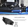 Alomejor Metal Steering Servo Mount Base Aluminum Alloy Steering Servo Mount Bracket Base for 1/8 LMT Truck Modification Parts(Black) view 4