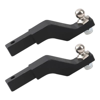 2PCS HIRCQOO 1/10 RC Decorations Accessories Metal Tow Trailer Drop Hitch Receiver Compatible with Traxxas TRX-4 Tamiya CC01 Axial SCX10 D90 Redcat HSP 90046 D110 1/10 RC Crawler