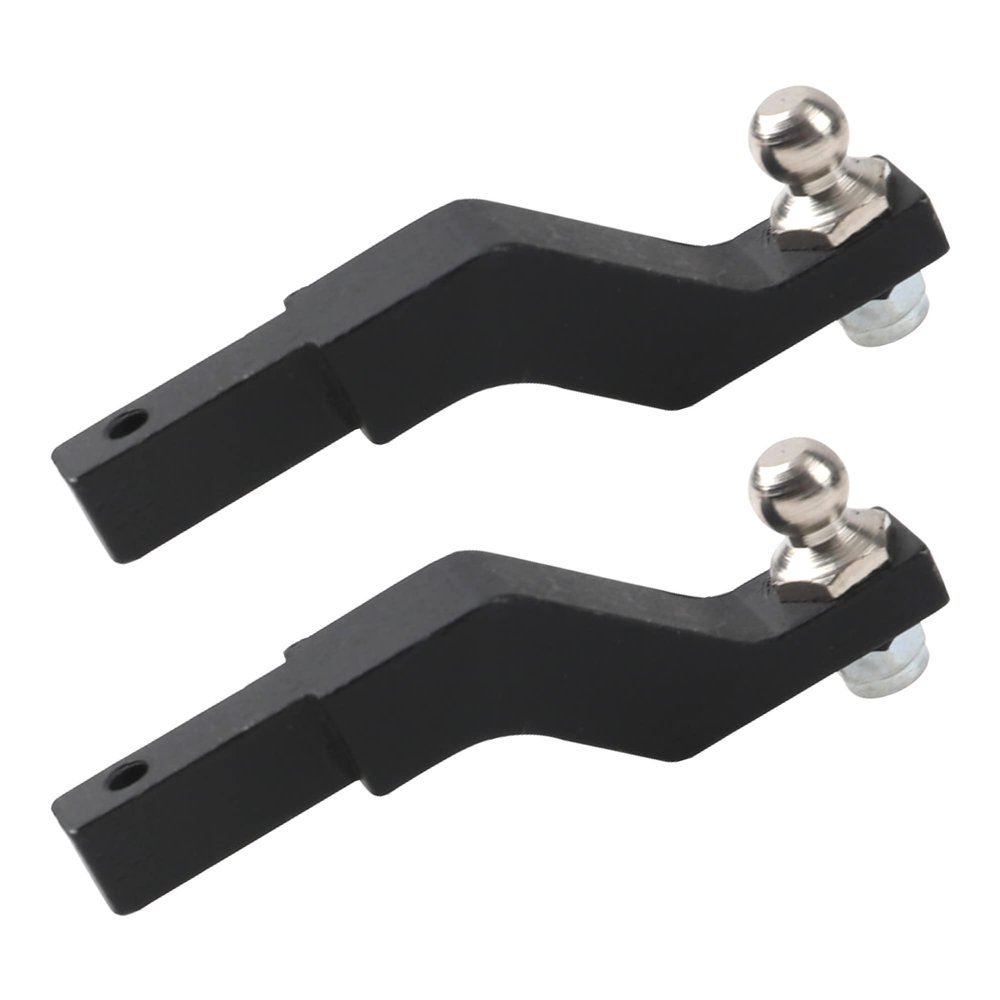 2PCS HIRCQOO 1/10 RC Decorations Accessories Metal Tow Trailer Drop Hitch Receiver Compatible with Traxxas TRX-4 Tamiya CC01 Axial SCX10 D90 Redcat HSP 90046 D110 1/10 RC Crawler