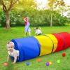 Kids Play Tunnel for Toddlers 1-3, Pop Up Baby Tunnel Crawling Toys for Infant Children or Dog, 6 Foot Indoor Outdoor Toddler Toys for 1 2 3 Year Old Girl Boy Birthday Gift view 3