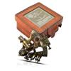 NAUTICAL COLLECTION Kelvin & Hughes London 1917" Replica Nautical Brass Sextant in Antique Finish with an Impressive Hand Stitched Leather Box view 1