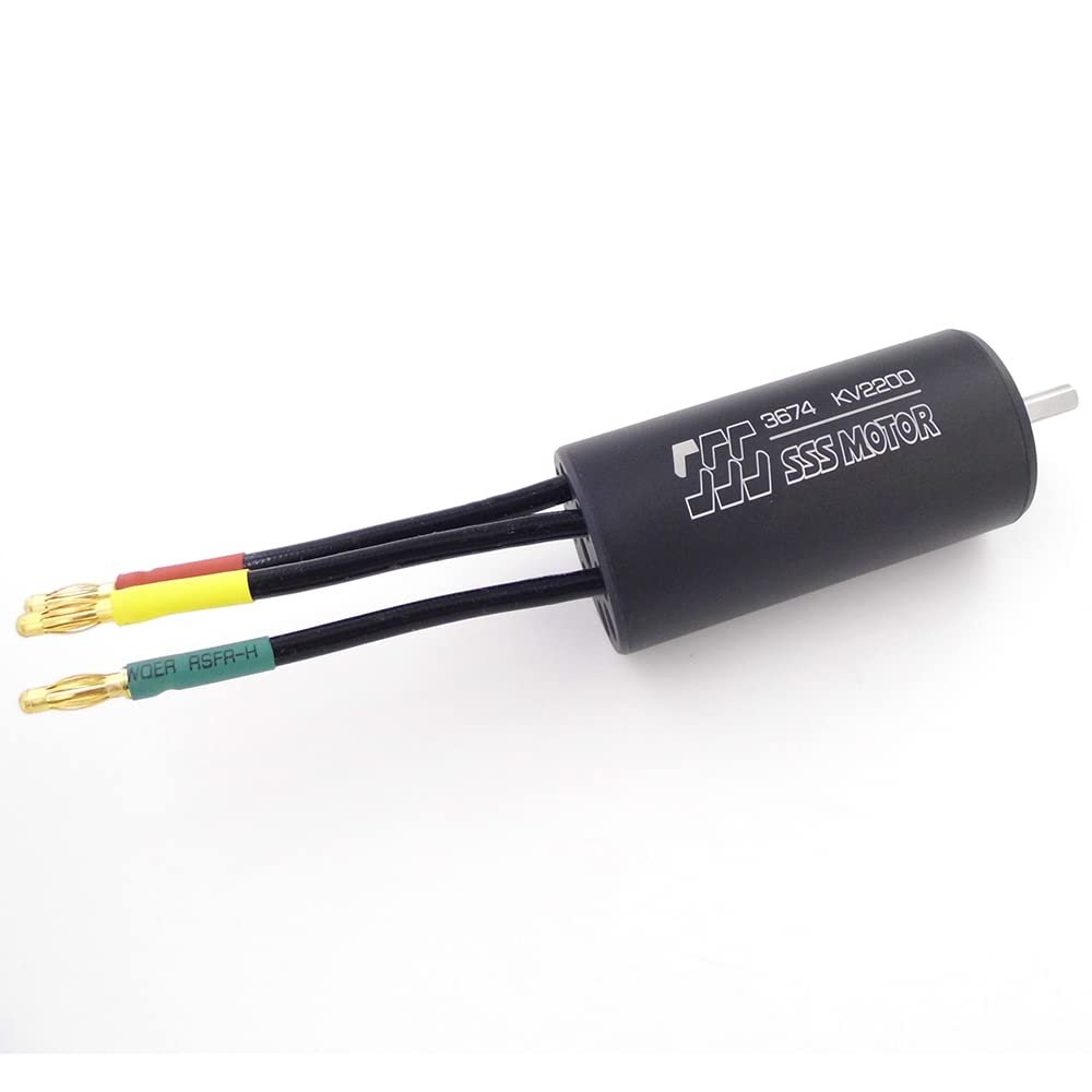 4S-6S 3674 RC Boat Brushless Motor 4-Poles Brush-Less Motor KV2200 for RC Boat Speed Mono Racing Catamaran Jet Boat